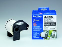 BROTHER P-Touch DK-22212 weiss continue length film 62mm x 15,24m