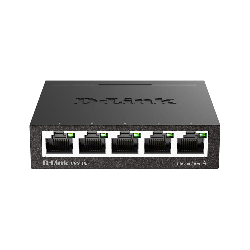 DLIN Desktop unmanaged Switch 5x101001000