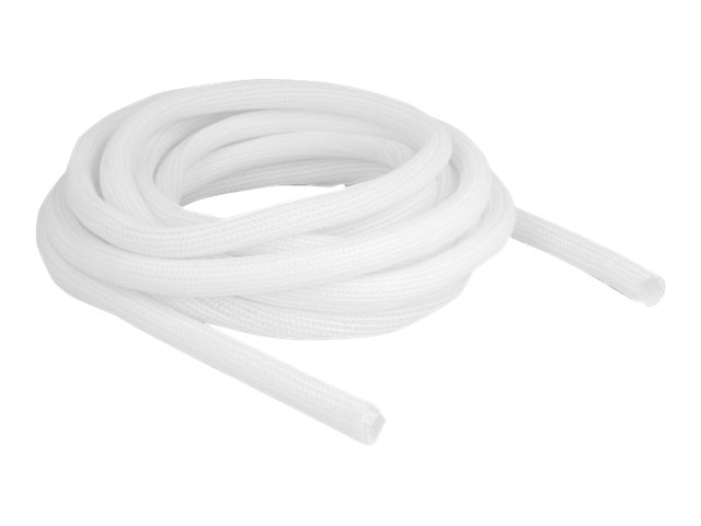 Delock Geflechtschlauch selbstschlie?end 5 m x 13 mm wei?