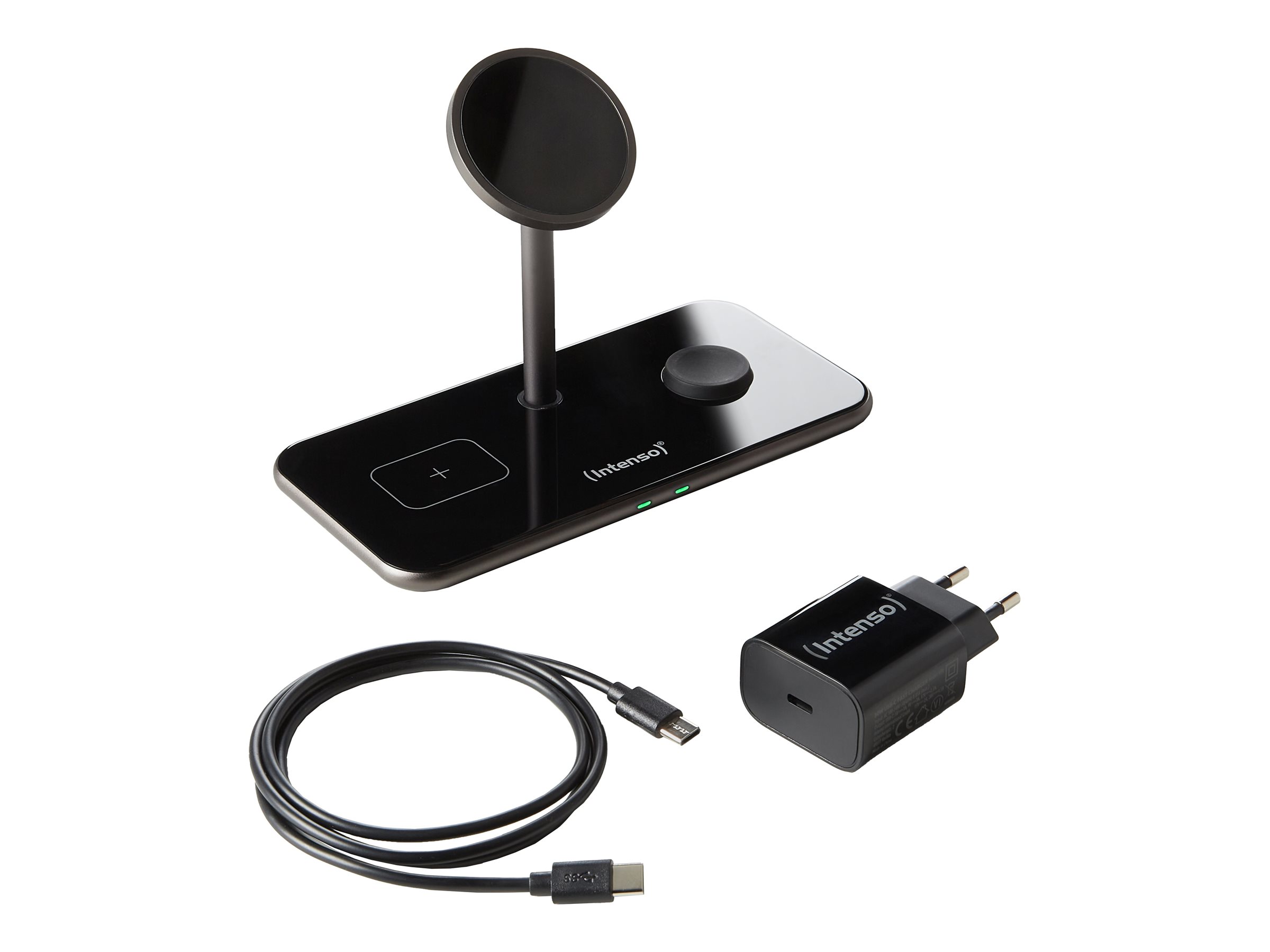Intenso MB13 3in1 Induktive Ladestation schwarz, 15 Watt