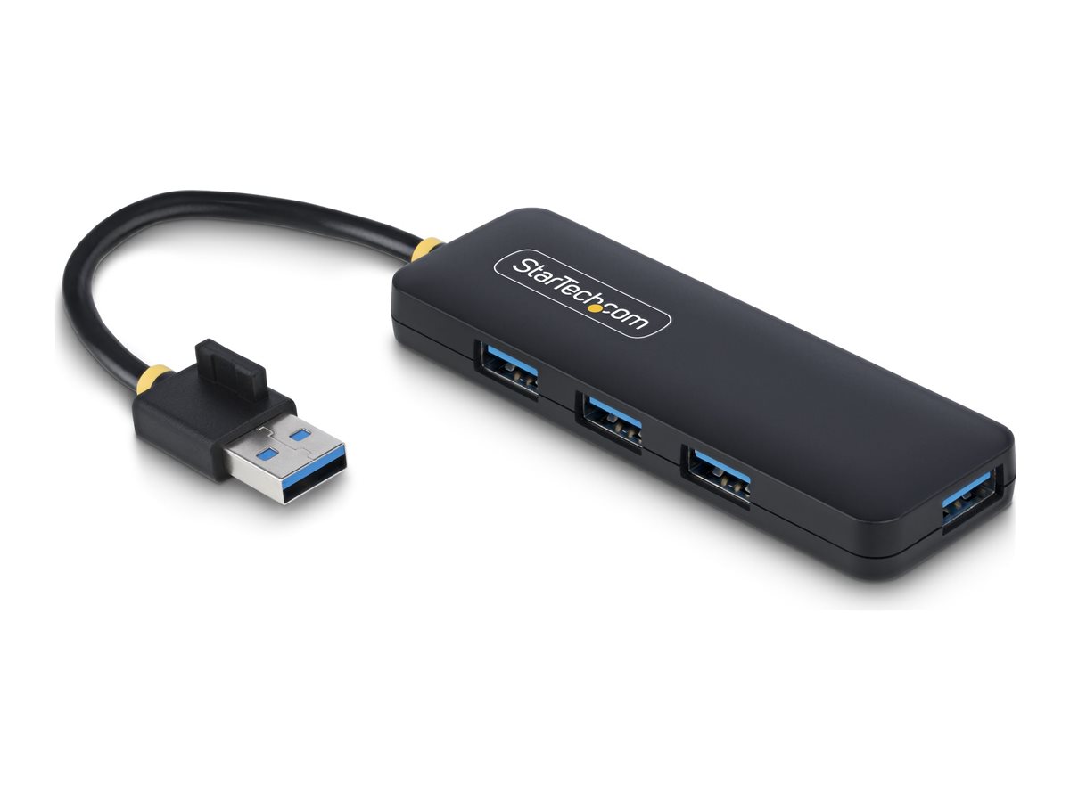 STARTECH.COM 4-Port USB-A Hub 5Gbps USB Busbetrieben Mini USB Hub Multi-Port USB Splitter Desktop USB 3.0 Hub