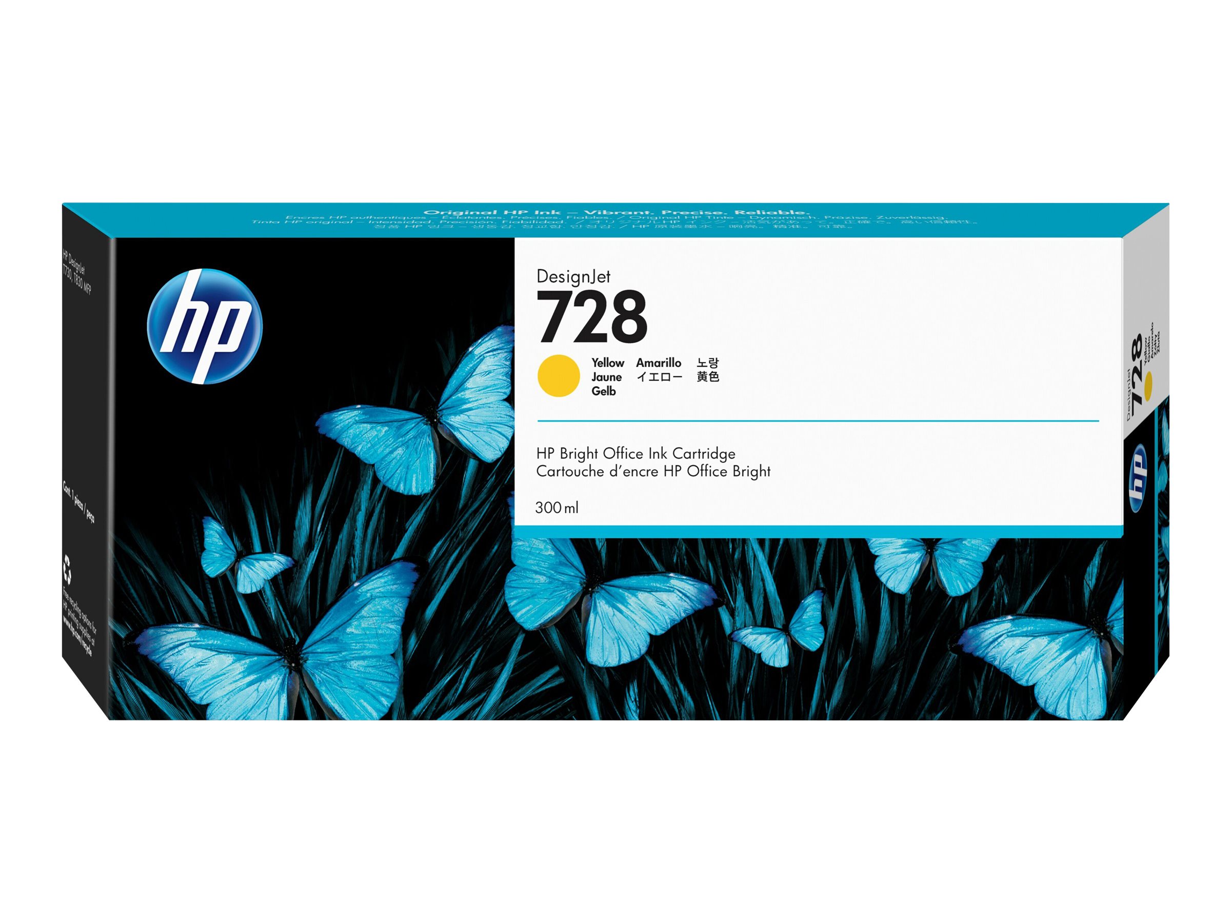 HP 728 (F9K15A) gelb Druckerpatrone