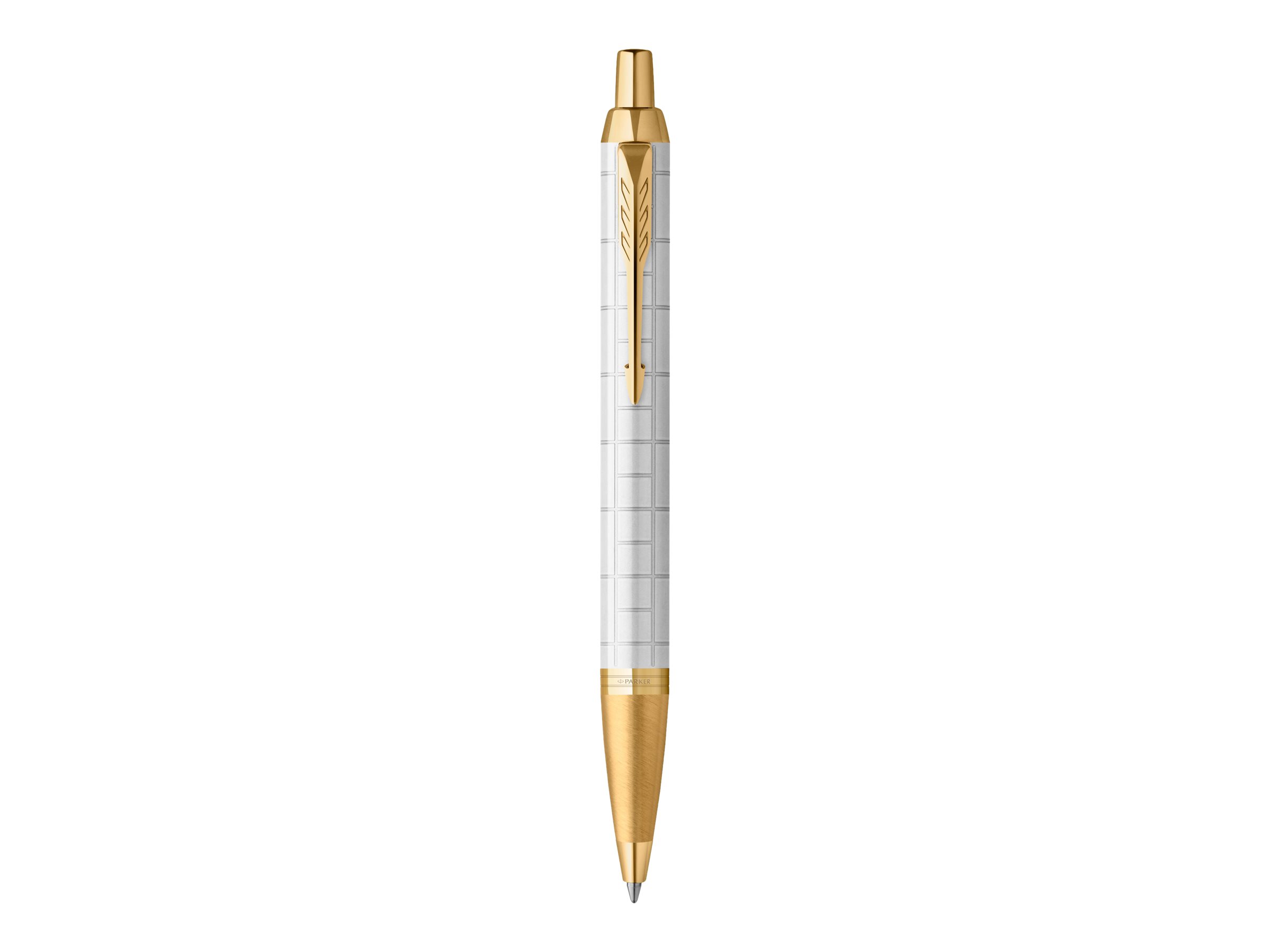 PARKER Kugelschreiber IM Premium weiss/gold, Schreibfarbe: blau, 1 St. PARKER Kugelschreiber IM Premium weiss/gold, Schreibfarbe: blau, 1 St.