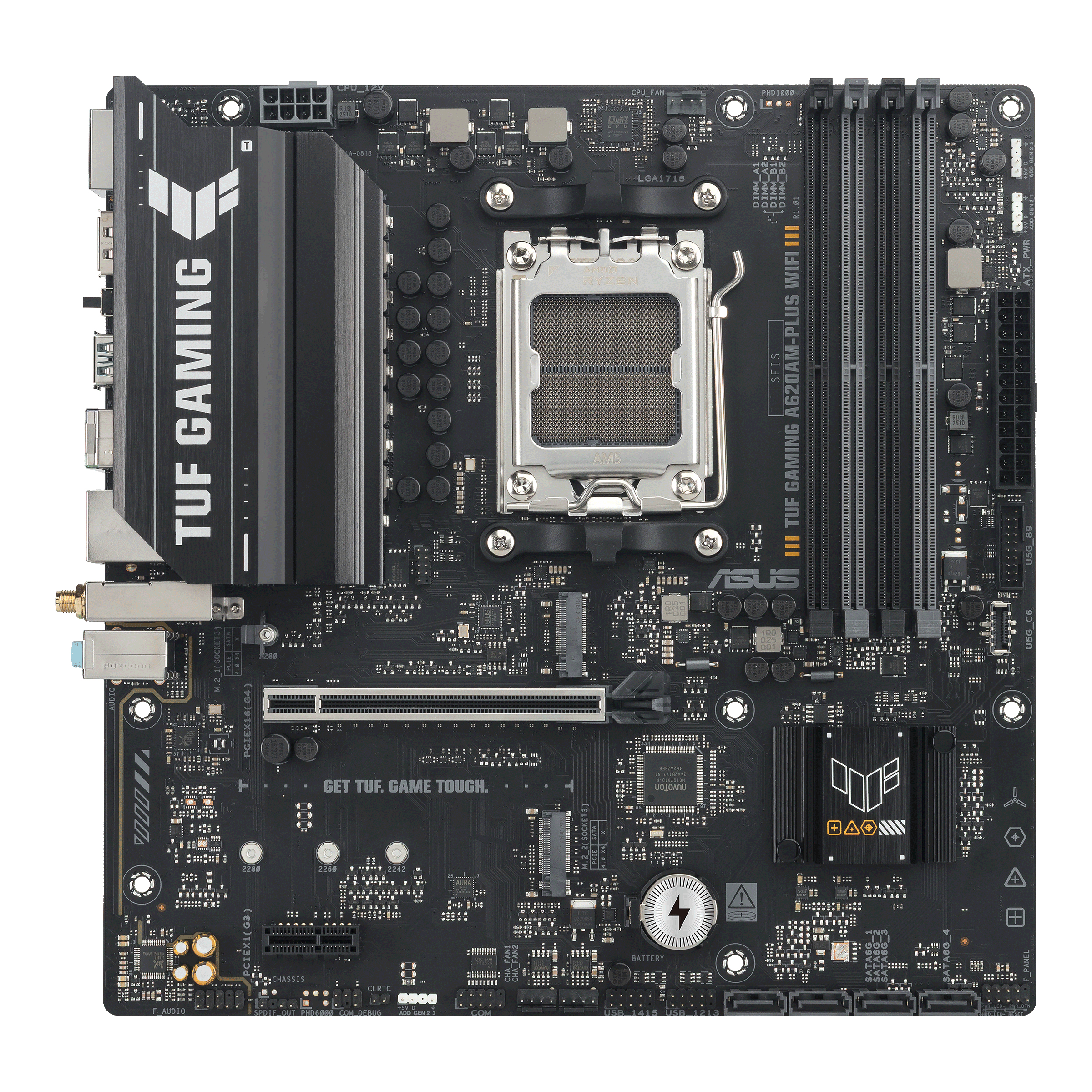 ASUS TUF GAMING A620AM-PLUS WIFI micro ATX Socket AM5 Wi-Fi 6