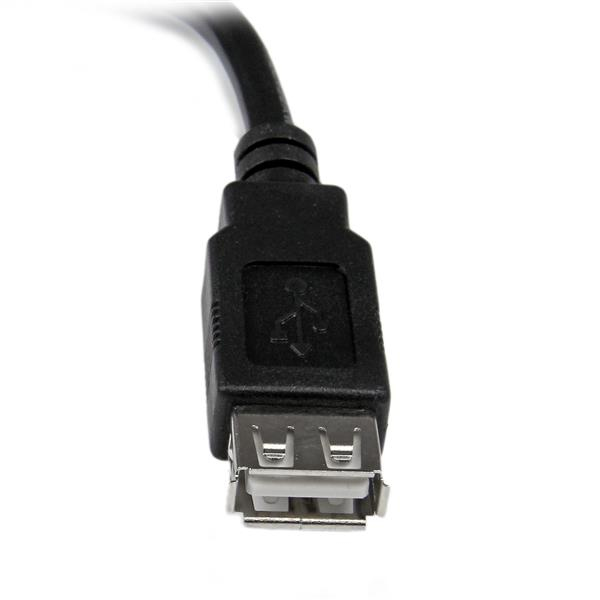 STARTECH.COM 6in USB 2.0 Extension Adapter Cable A to A - M/F STARTECH.COM 6in USB 2.0 Extension Adapter Cable A to A - M/F
