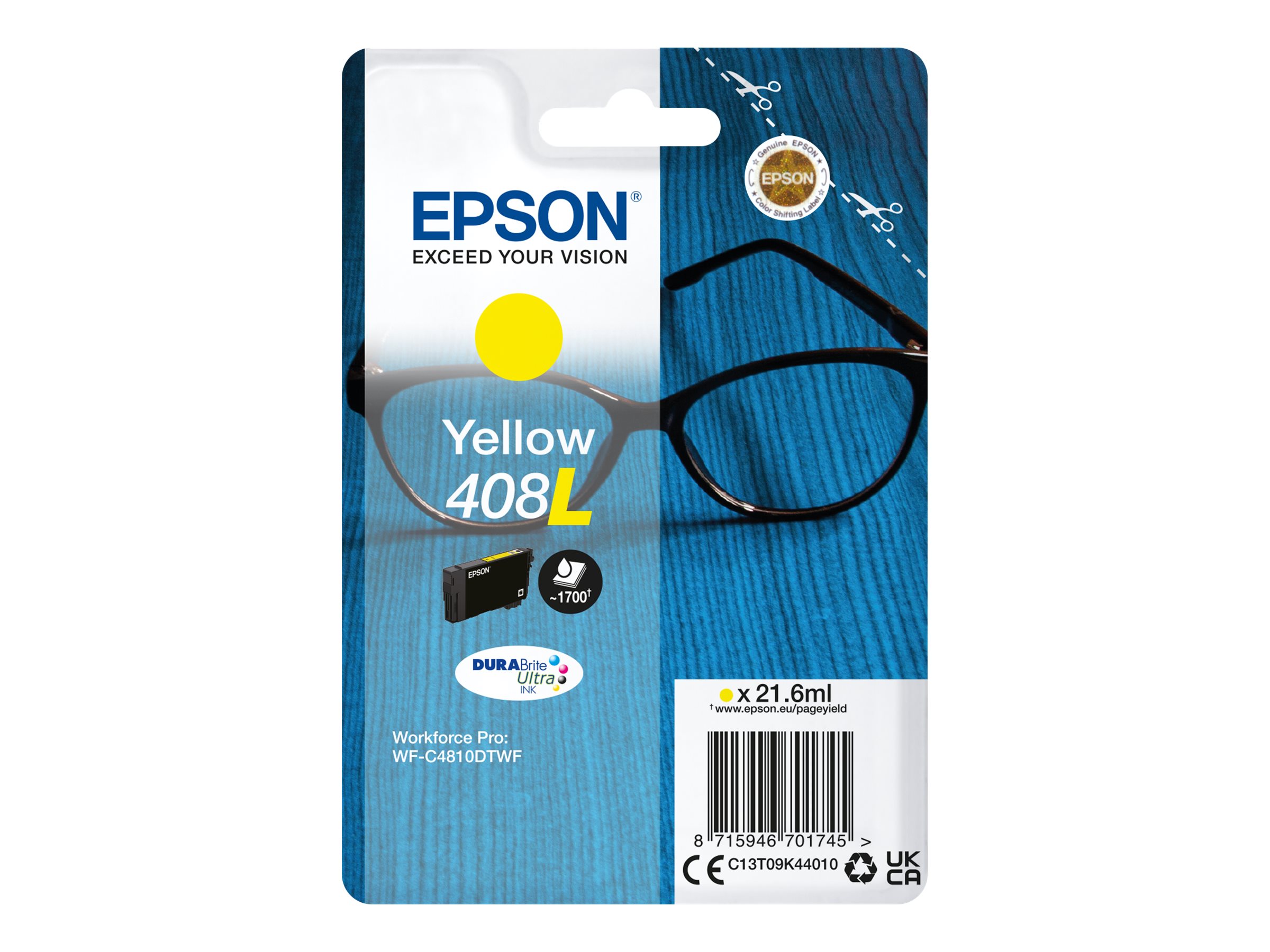 C13T09K44010 EPSON Nr.408XL Durabrite WF