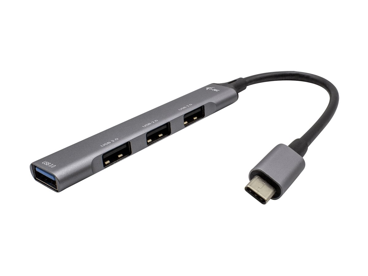 I-TEC USB-C Metal HUB 1x USB 3.0 3x USB 2.0 ohne Netzteil I-TEC USB-C Metal HUB 1x USB 3.0 3x USB 2.0 ohne Netzteil