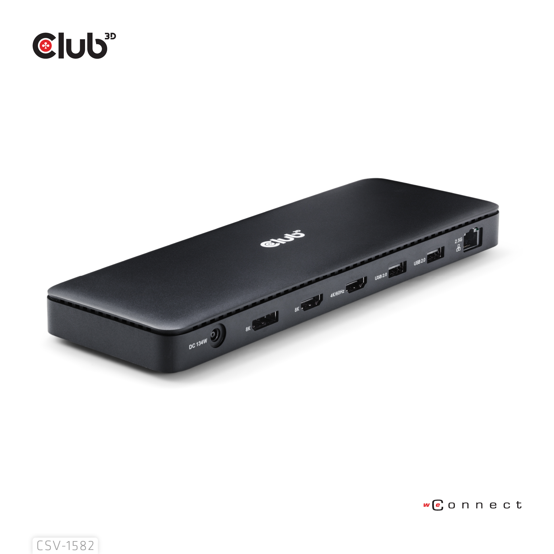 Club3D Thunderbolt4 12in1 Dockingstation 3 Displays StBu