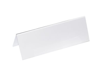 DURABLE Tischnamensschilder transparent 21,0 x 6,1 cm, 10 St.