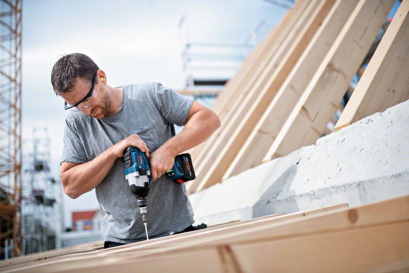 BOSCH Professional GDS 18V1000 AkkuSchlagbohrschrauberSet 18,0 V, ohne Akku