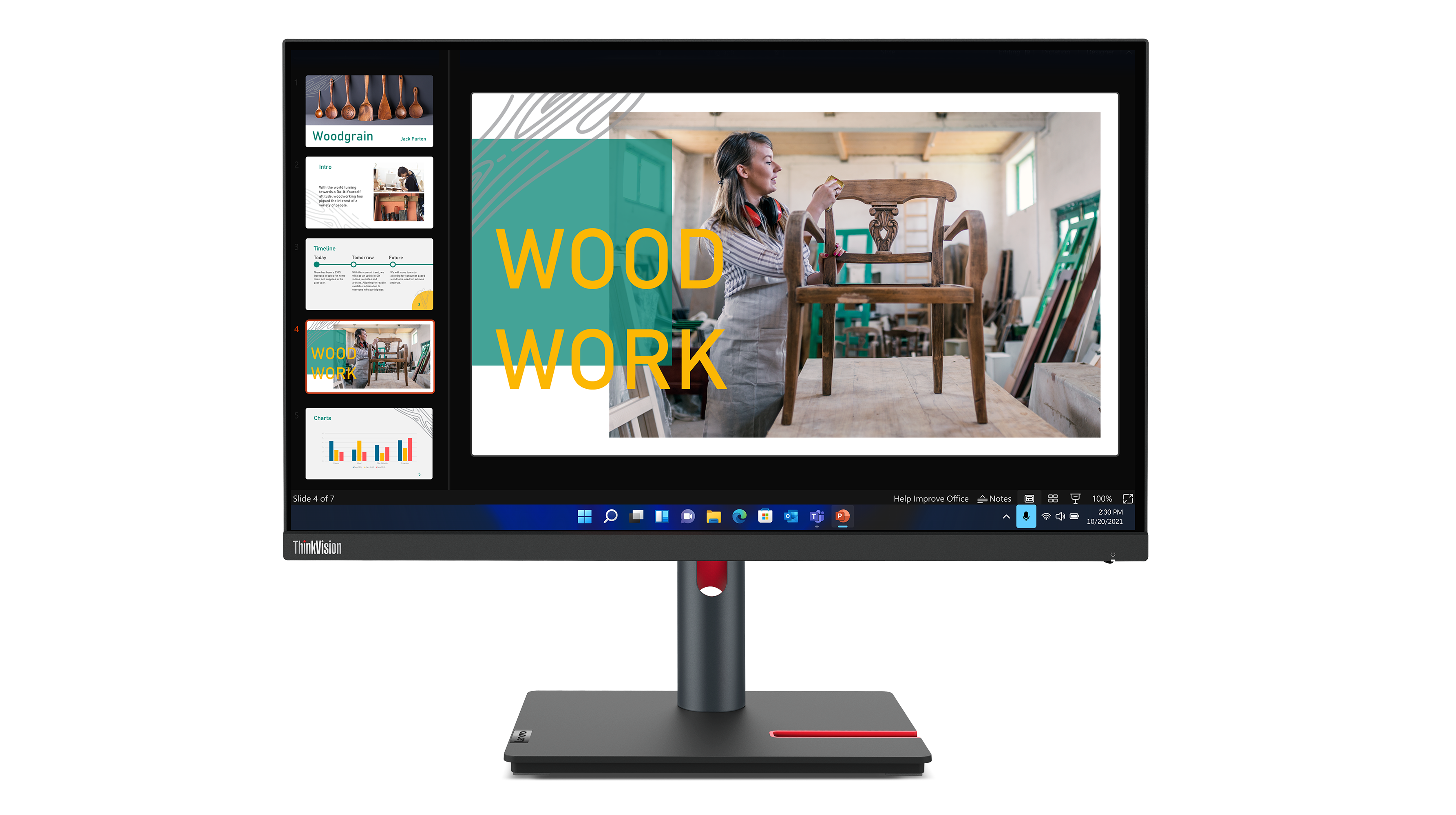 LENOVO ThinkVision P24q30 60,45cm 23,8Zoll Monitor HDMI DP 4xUSB 32 TopSeller