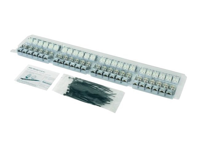 TGT AMJ-Modul K Keystone 1xRJ45 T568A Cat.6A ISO (Blister 24 St.)