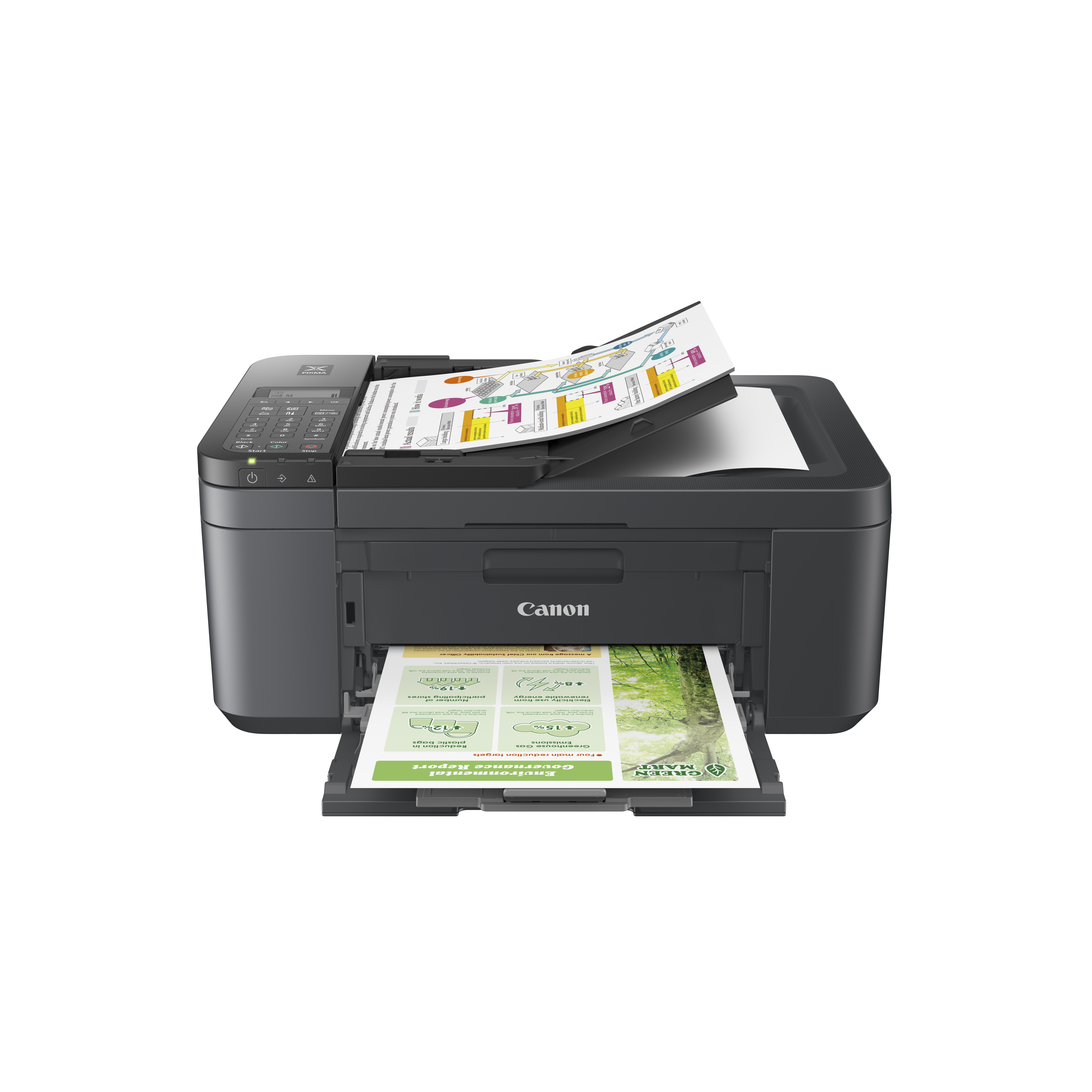 Canon PIXMA TR4755i 4 in 1 TintenstrahlMultifunktionsdrucker schwarz