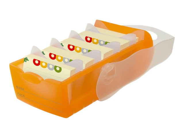 HAN Croco Karteikasten A8 500 Karteikarten orange