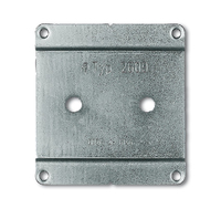 Busch-Jaeger Montageplatte 2609 WS metall