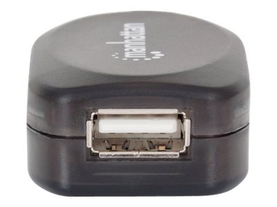 MANHATTAN USB 2.0 Repeater Kabel In Reihe schaltbar A-Stecker A-Buchse 10 m Farbe schwarz