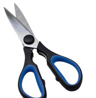 WEDO Schere Soft-Cut schwarz-blau 21,5 cm WEDO Schere Soft-Cut schwarz-blau 21,5 cm