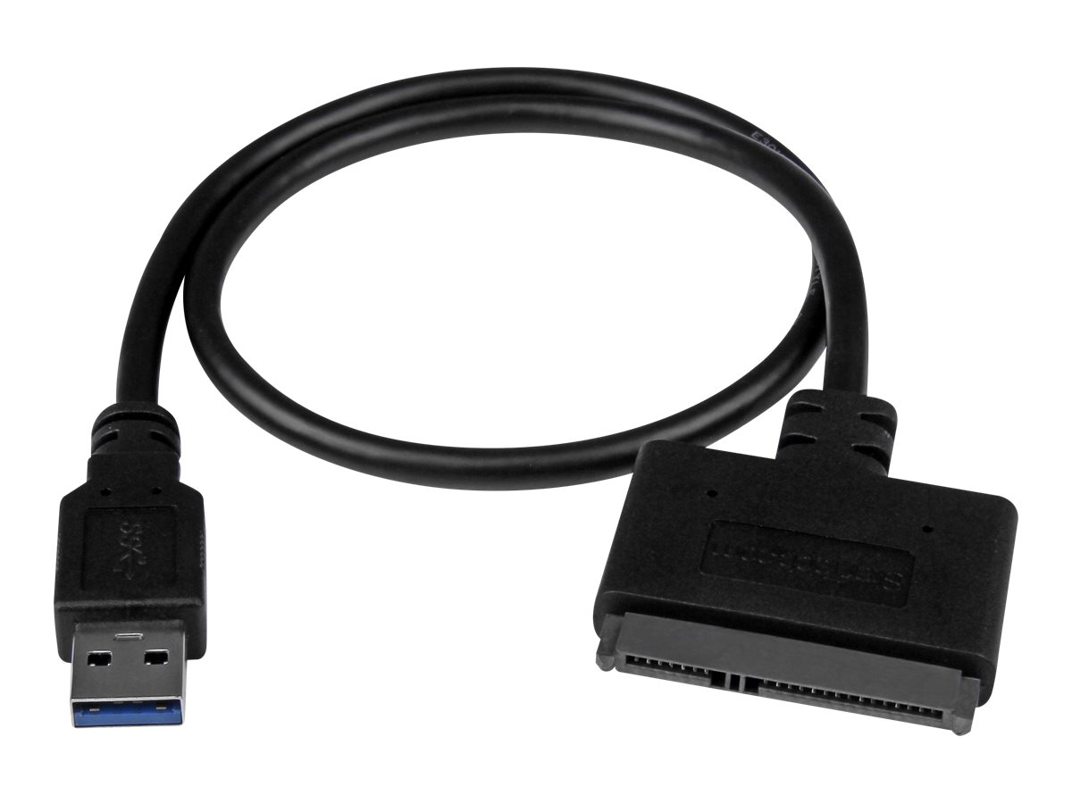 STARTECH.COM USB312SAT3CB USB 3.1 to 6.35cm/2.5in SATA Adapter with Integrated Cable STARTECH.COM USB312SAT3CB USB 3.1 to 6.35cm/2.5in SATA Adapter with Integrated Cable