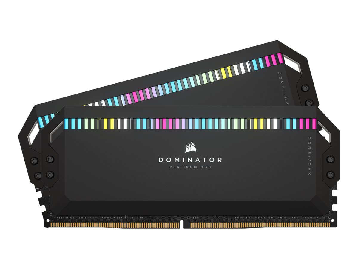 CORSAIR RAM Dominator Platinum RGB - 32 GB (2 x 16 GB Kit) - DDR5 6200 UDIMM CL36