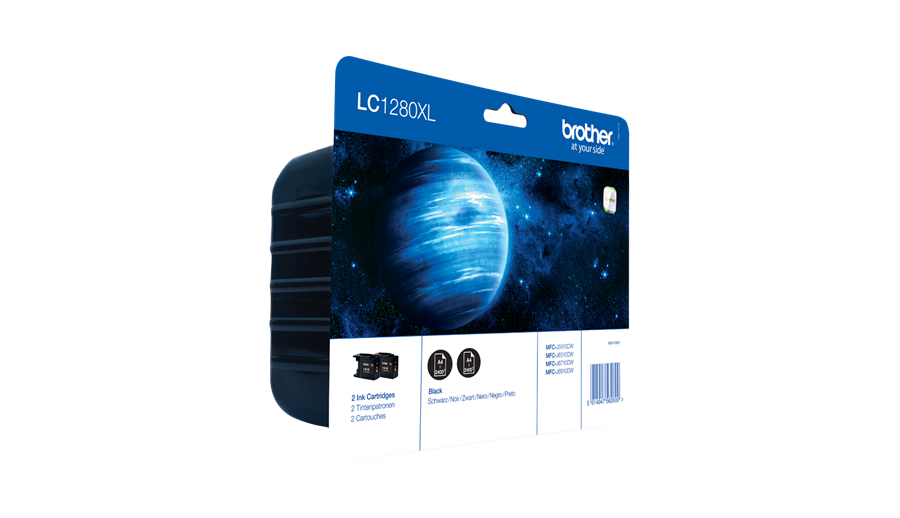 brother LC-1280XLBK schwarz Druckerpatronen, 2er-Set brother LC-1280XLBK schwarz Druckerpatronen, 2er-Set