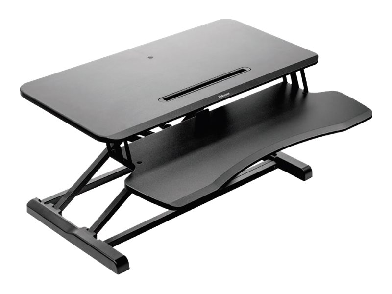 Fellowes Monitorstaender Corsivo Sitz-Steh Workstation schwarz