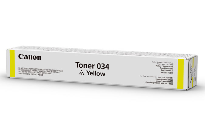 CANON 034 Toner gelb iR C1225iF Standardkapazitaet 7300 Seiten A4