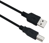 helos Anschlusskabel, USB 2.0 A Stecker/B Stecker, 3,0m, schwarz helos Anschlusskabel, USB 2.0 A Stecker/B Stecker, 3,0m, schwarz