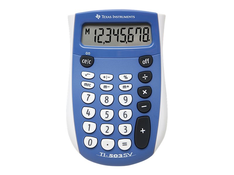 TEXAS INSTRUMENTS TI-503 SV Taschenrechner blau/weiss TEXAS INSTRUMENTS TI-503 SV Taschenrechner blau/weiss