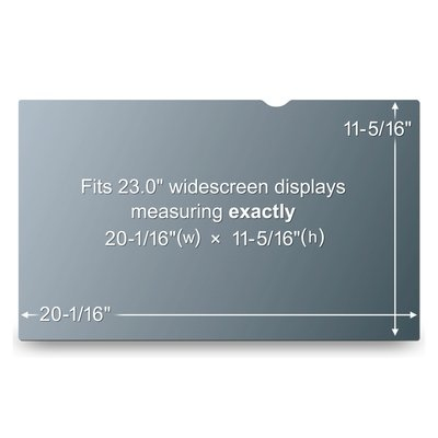 3M Blickschutzfilter PF230W9B für 58,4cm 23Zoll BreitbildMonitor 169