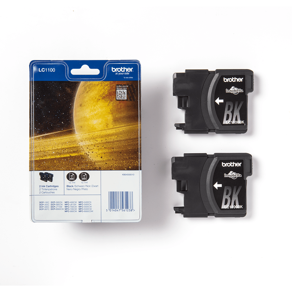 Brother Druckerpatrone LC1100BKBP2 Schwarz