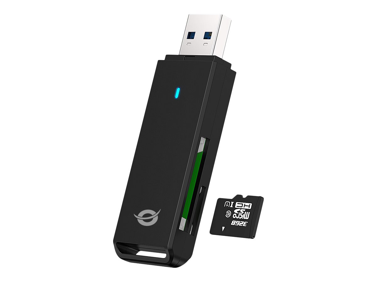 CONCEPTRONIC Kartenleser USBA32TFMicroSD30 schwarz