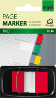 SIGEL ZMarker Haftmarker rot 50 Streifen