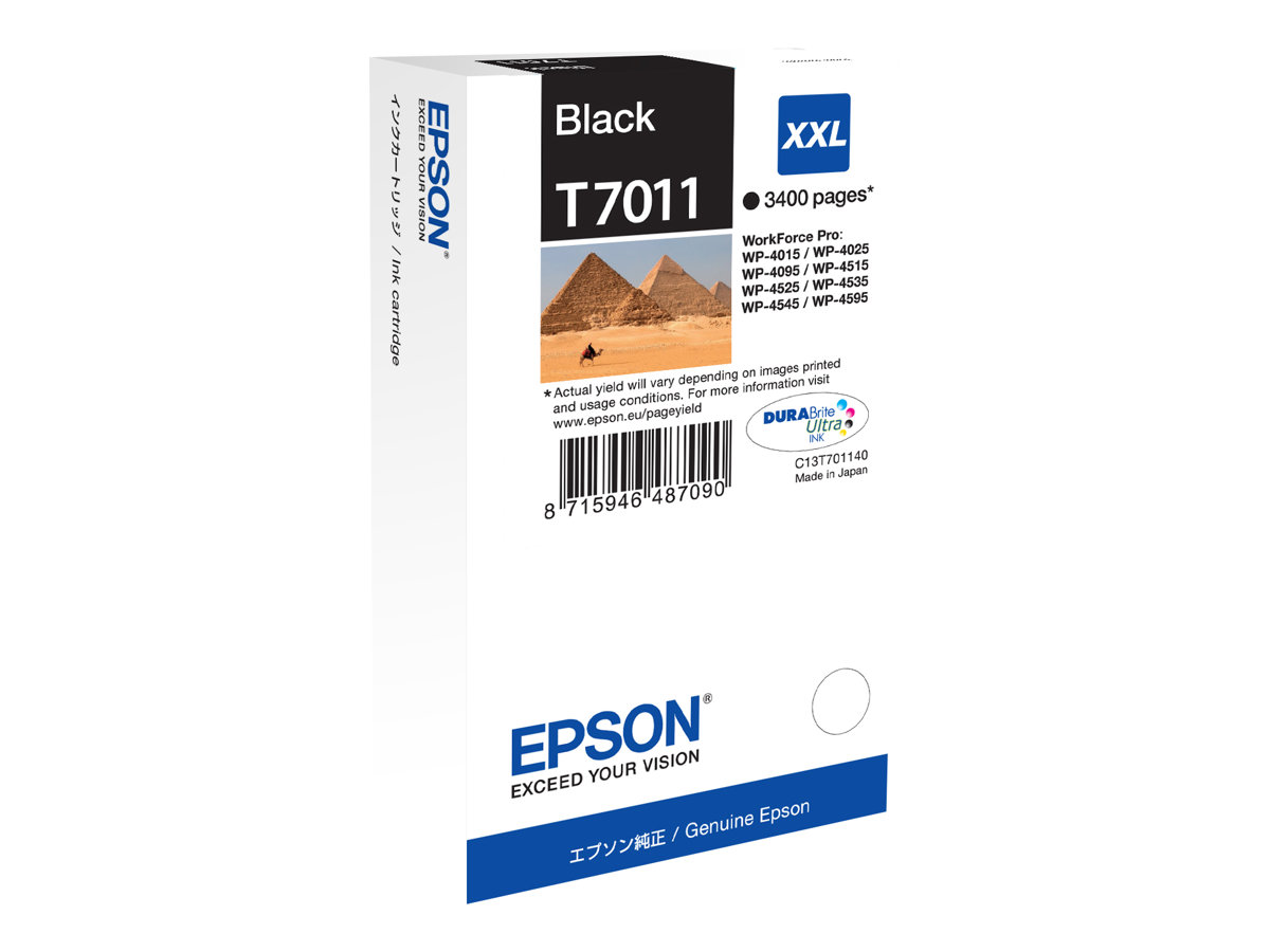 EPSON 1LB WP4000/4500 ink cartridge black extra high capacity 3.400 pages 1-pack blister without alarm EPSON 1LB WP4000/4500 ink cartridge black extra high capacity 3.400 pages 1-pack blister without alarm