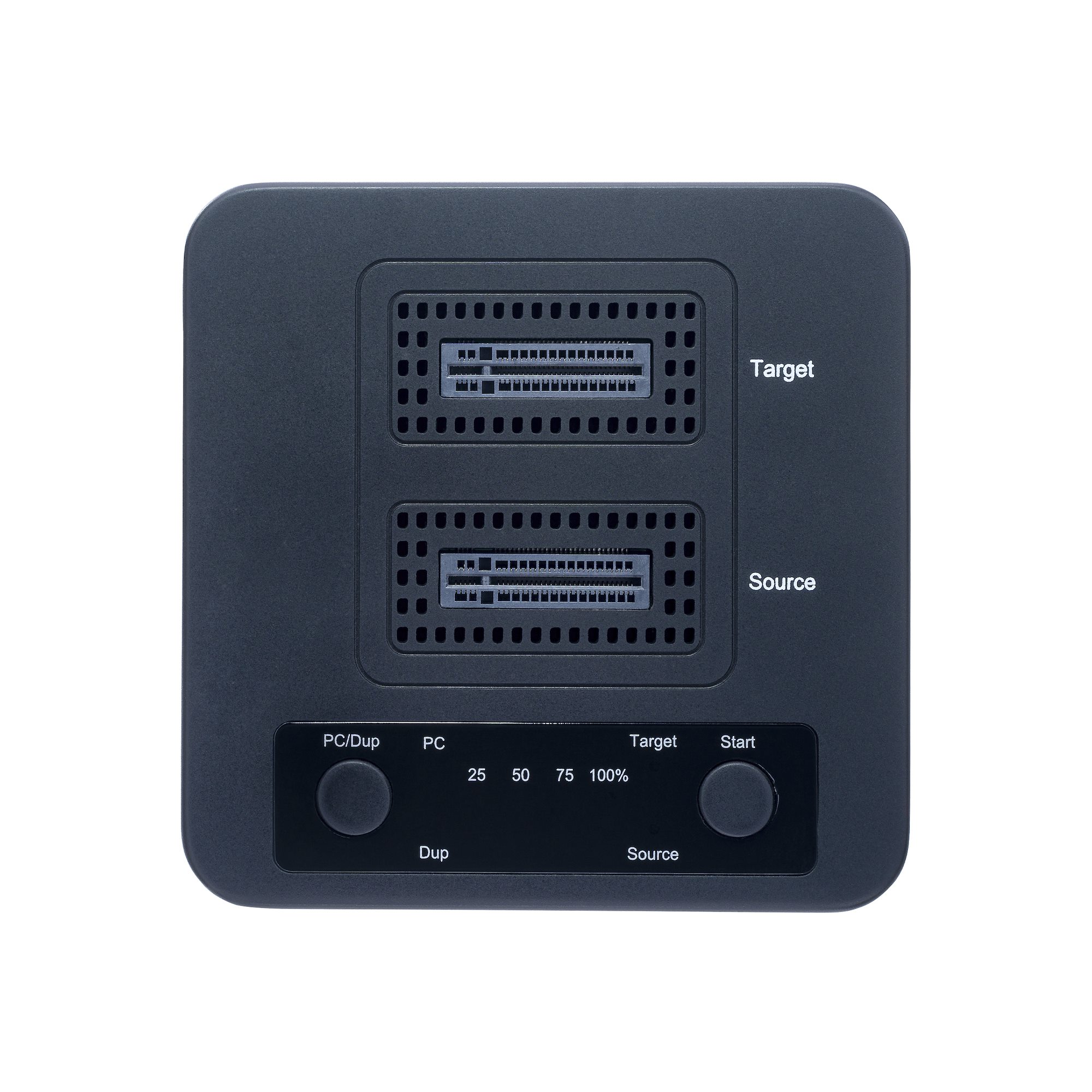 STARTECHCOM 11m2 NVMe Kopierstation 90GBm Unabhaengiger PCIe SSD DuplicatorClone Station USBC 20Gbps DualBay Dock