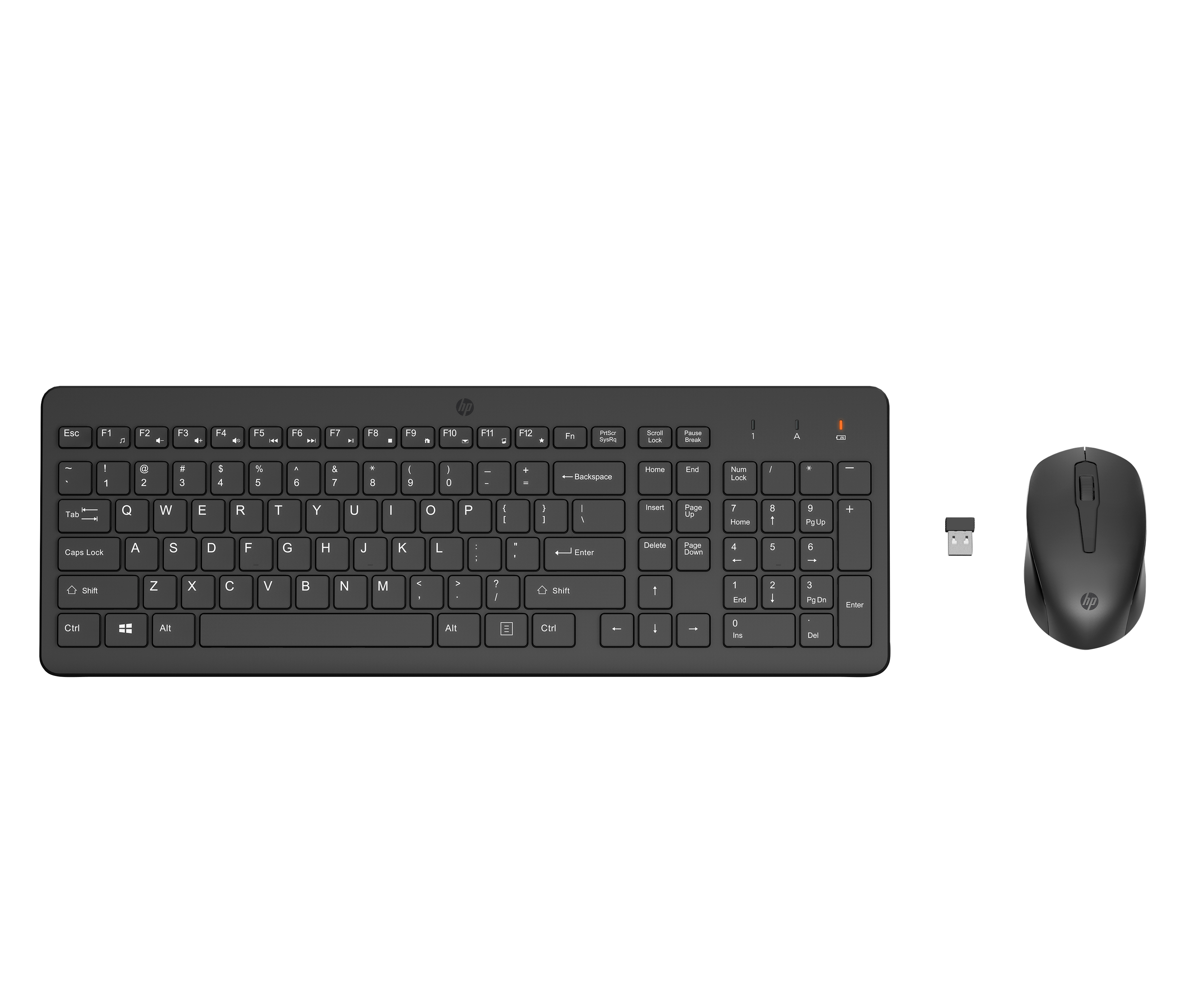 HP 330 Wireless Mouse Keyboard Combination Tastatur und maus set GR P