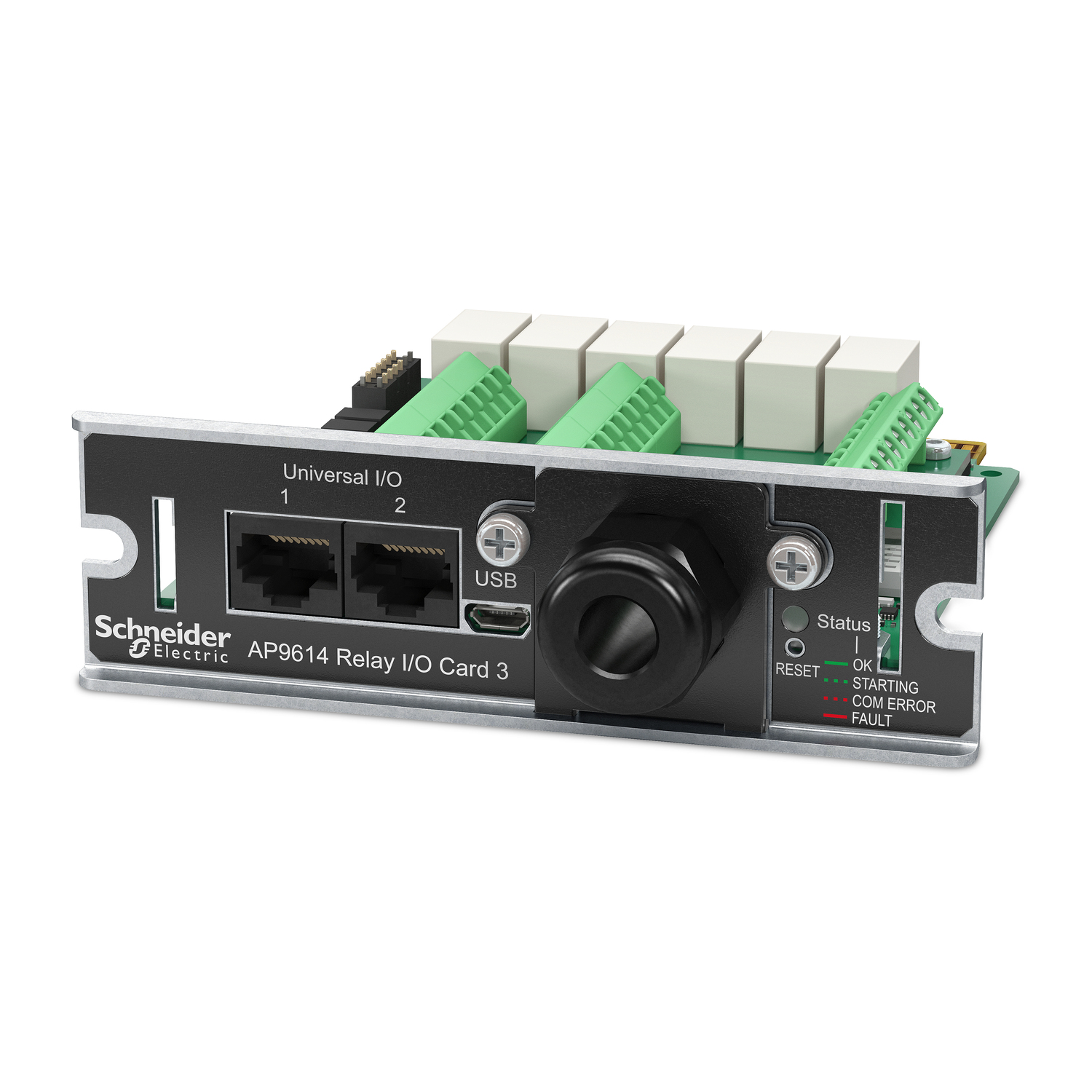 APC Network Management Card Remote management adapter SmartSlot 10100 Ethernet x 2 dry contact