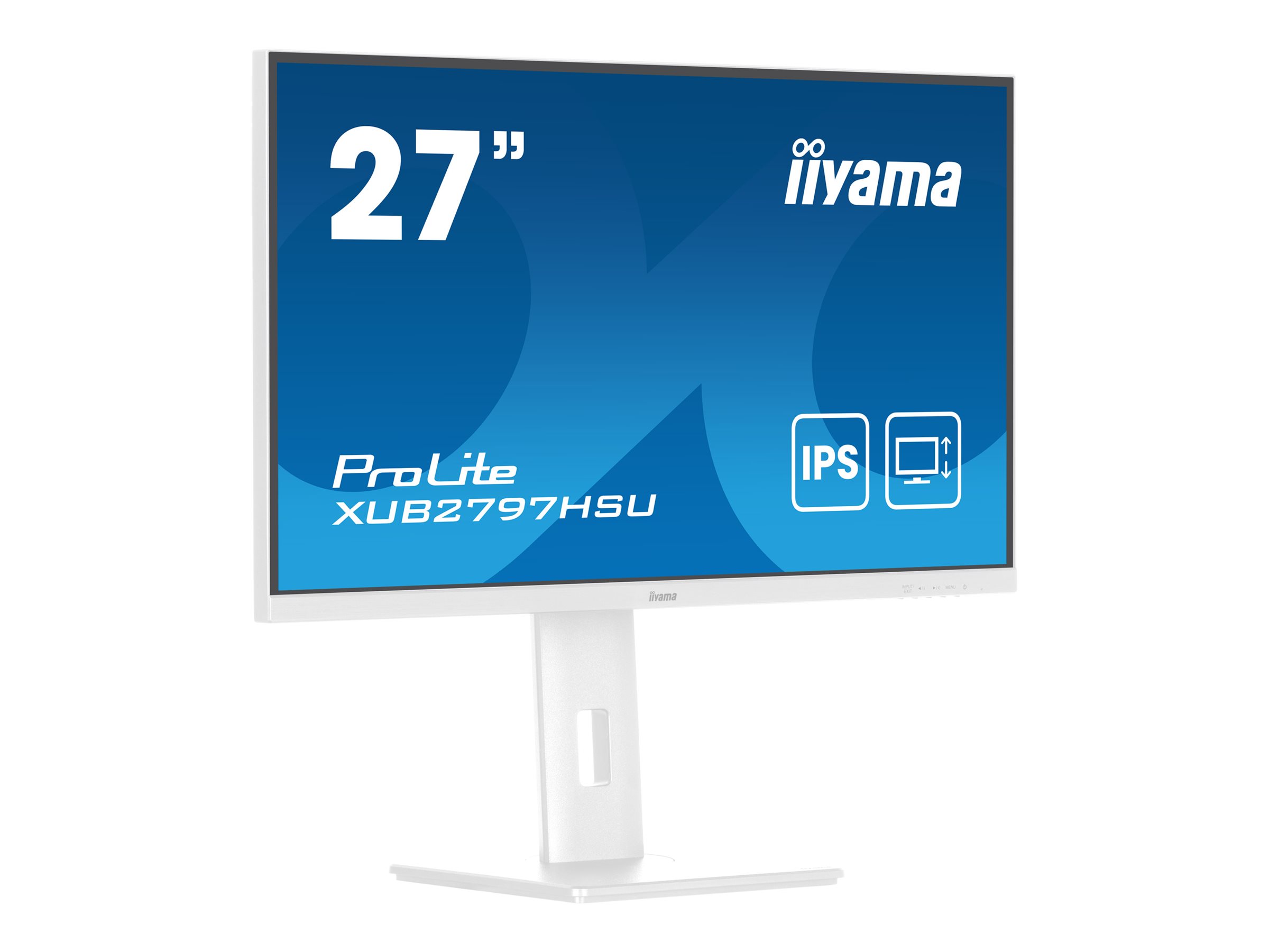 IIYAMA XUB2797HSU-W2 68,58cm 27Zoll 1920x1080 300cd/m2 1ms HDMI DP USB 5 year guarantee IIYAMA XUB2797HSU-W2 68,58cm 27Zoll 1920x1080 300cd/m2 1ms HDMI DP USB 5 year guarantee