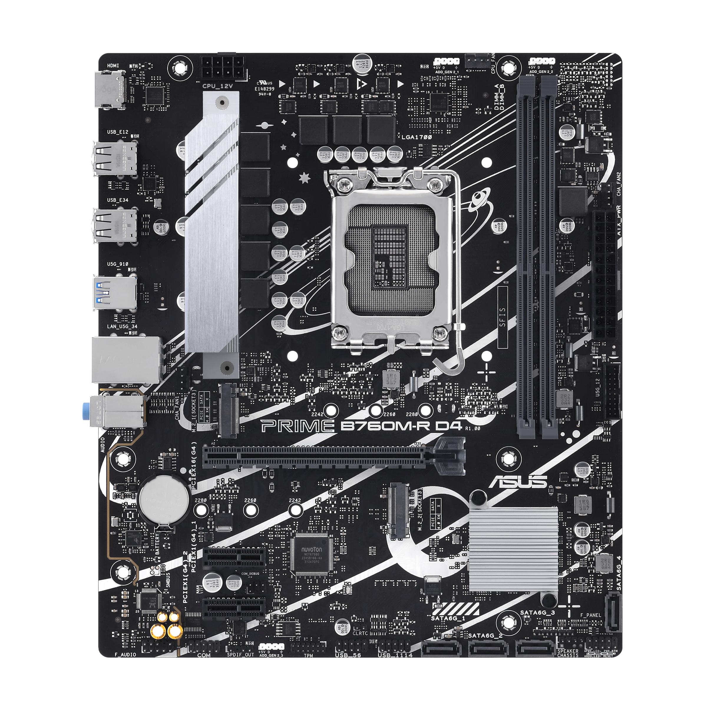 ASUS PRIME B760MR D4 LGA1700 2xDDR4 4xSATA 2xM2
