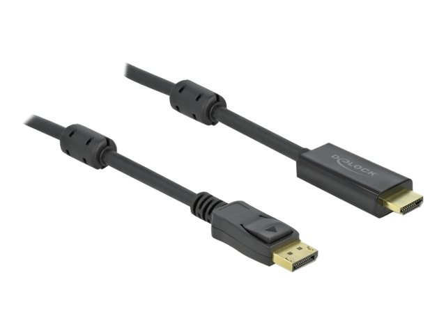Delock Aktives DisplayPort 1.2 zu HDMI Kabel 4K 60Hz 2 m