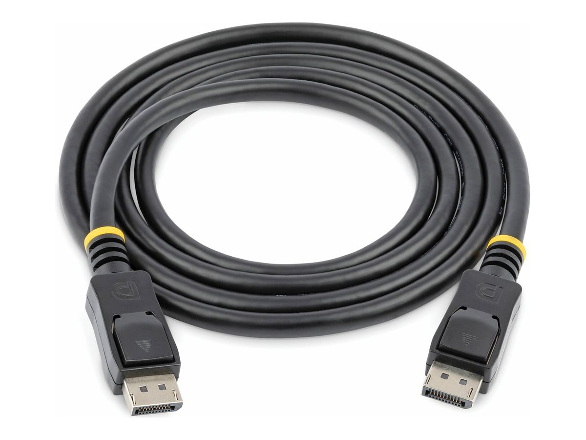 StarTech.com 1,8m DisplayPort 1.2 Kabel mit Verriegelung (Stecker/Stecker) - DP 4k Audio- / Videokabel Kabel - Schwarz - DisplayPort-Kabel - 1.8 m