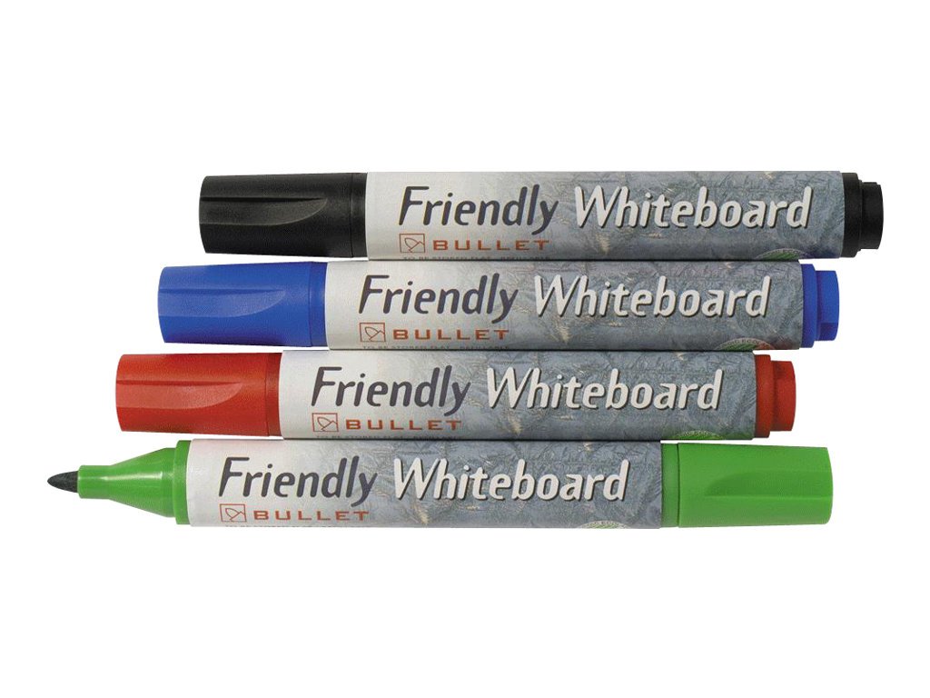 BALLOGRAF® Friendly Fine Whiteboard-Marker-Set farbsortiert 2,0 - 3,0 mm, 4 St. BALLOGRAF® Friendly Fine Whiteboard-Marker-Set farbsortiert 2,0 - 3,0 mm, 4 St.