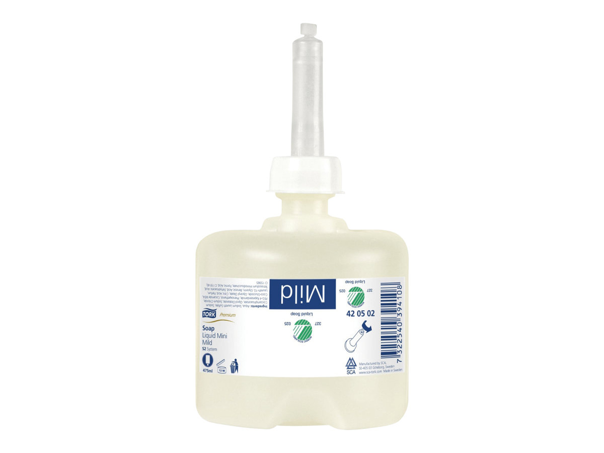 TORK Premium Mild Mini Flüssigseife 475 ml TORK Premium Mild Mini Flüssigseife 475 ml