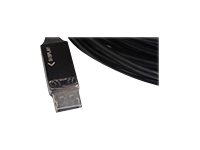 TECHLY HDMI 4K 60Hz AOC LWL Kabel 2xHDMI Stecker 19polig Laenge 10m Hohe Bestaendigkeit bei EMI und RFI