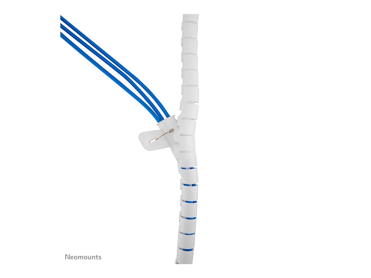 NEOMOUNTS Spiral Cable Wrap 25mm multiple cables white
