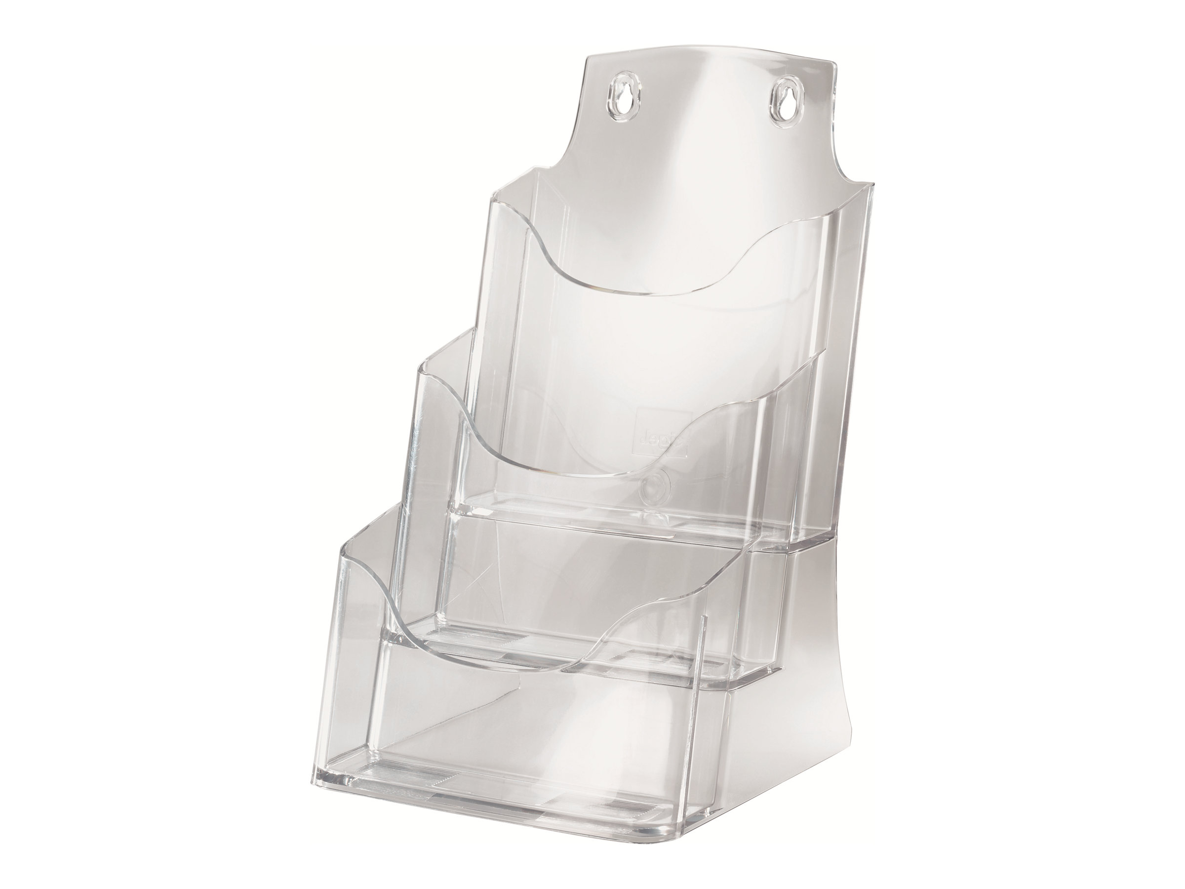 SIGEL Tischprospekthalter transparent DIN A5 3 Faecher SIGEL Tischprospekthalter transparent DIN A5 3 Faecher