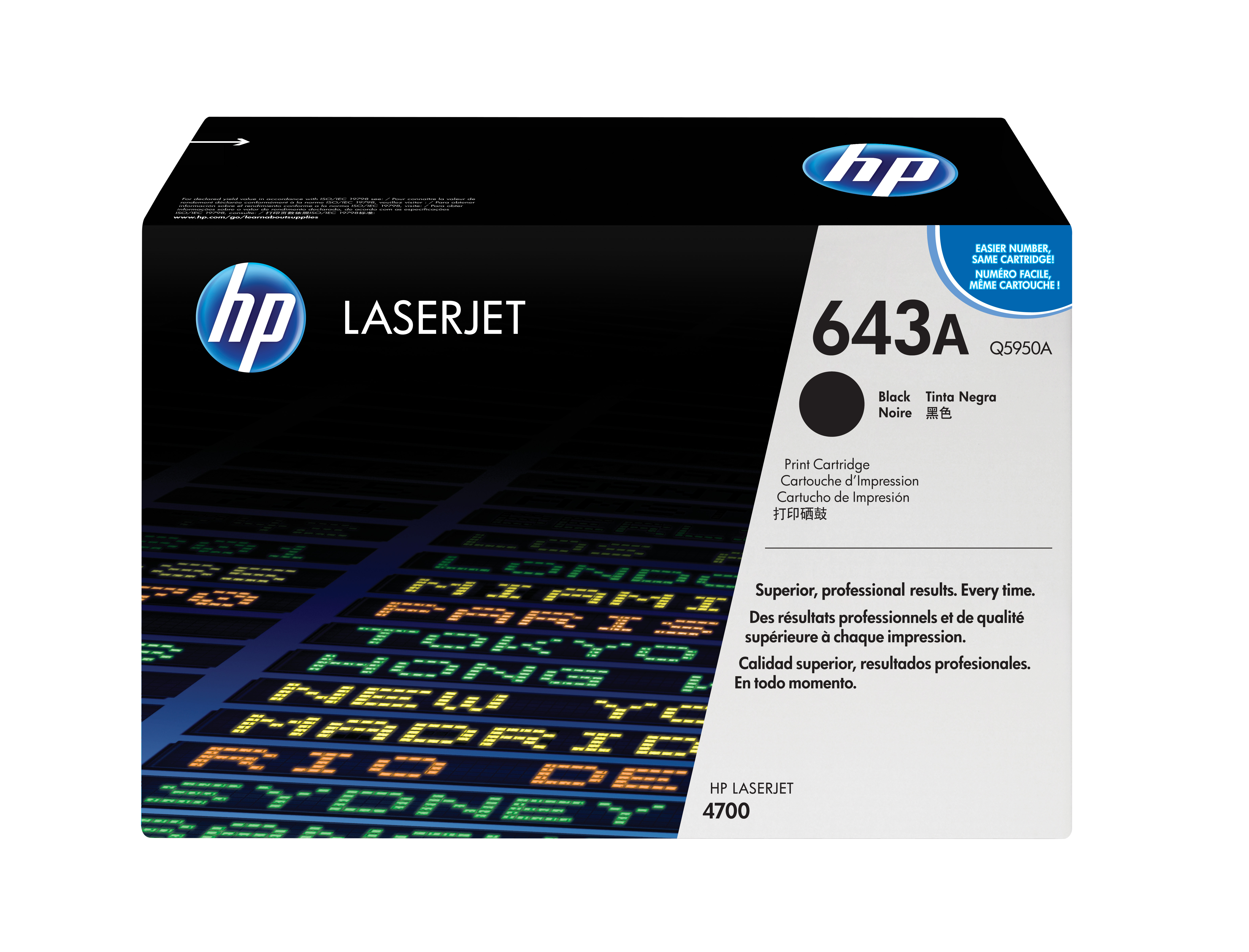 HP 643A Q5950A schwarz Tonerkartusche
