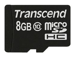 TRANSCEND Premium 8GB microSDHC UHS-I Class10 20MB/s MLC TRANSCEND Premium 8GB microSDHC UHS-I Class10 20MB/s MLC