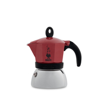 Bialetti Moka Induktion, Rot, Espressokocher f?r 4 Tassen