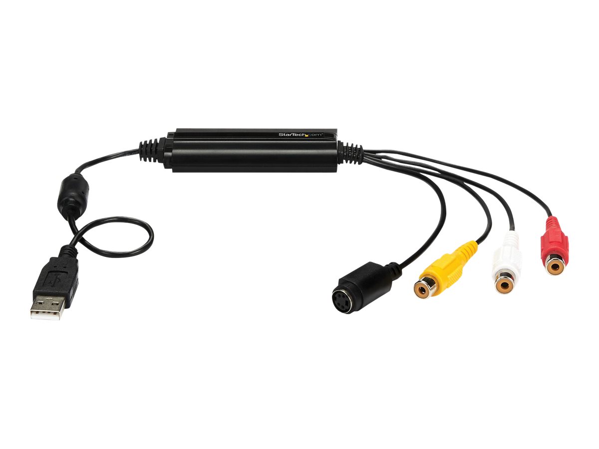STARTECH.COM USB Video Capture Adapter - S Video / Composite to USB 2.0 Video Capture Cable with TWAIN Support - Analog to Digital C