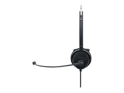 MANHATTAN Mono USB-Headset Ohraufliegend On-Ear Ohrmuschel einseitig kabelgebunden USB-A-Stecker Lautstärkeregelung schwarz